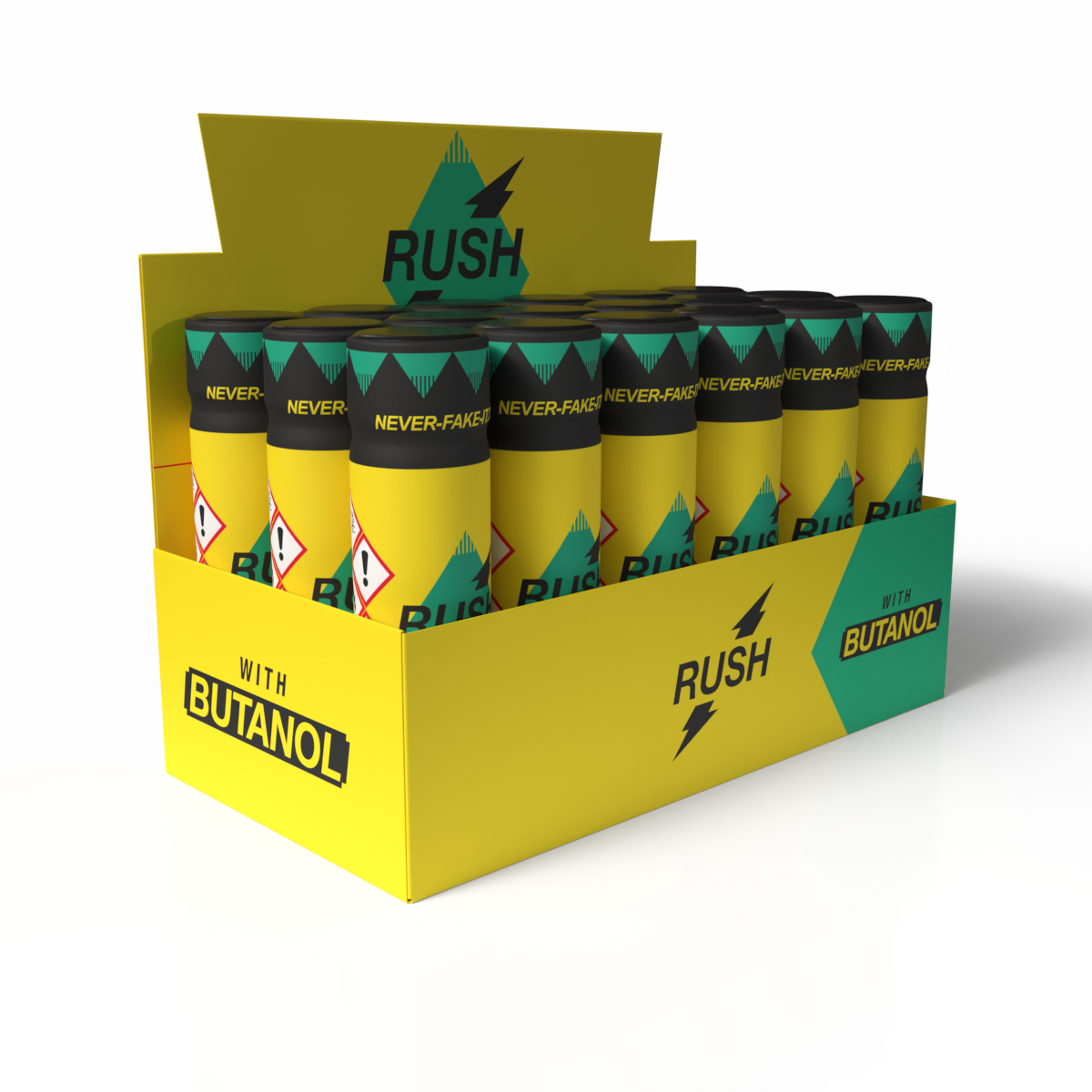 Expositor Rush With Butanol Tall — bandeja 18 unidades