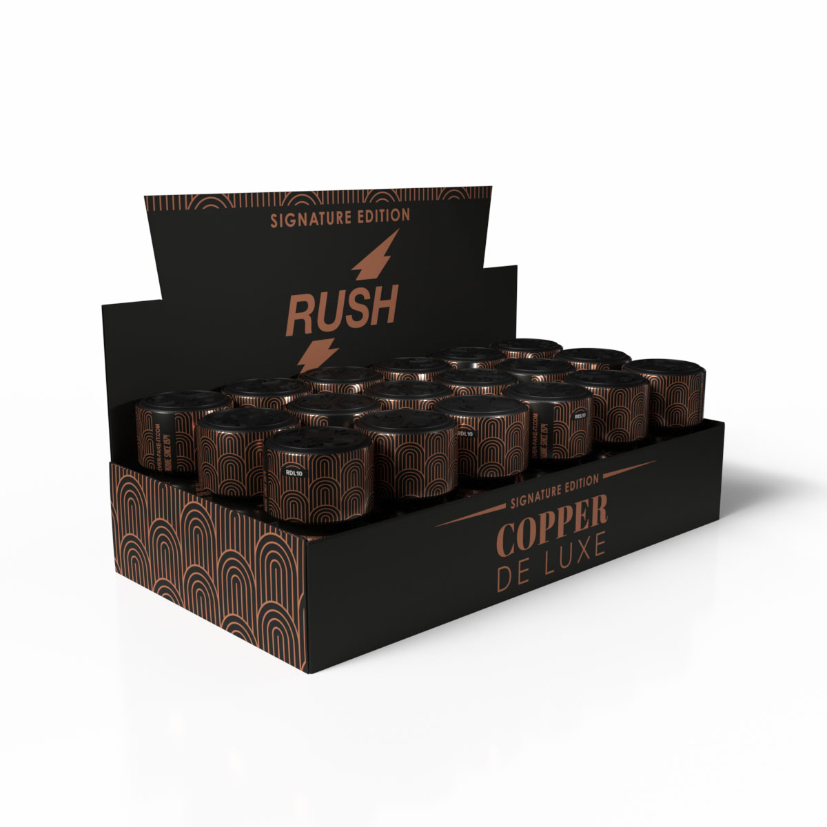 Expositor Rush De Luxe — bandeja 18 unidades